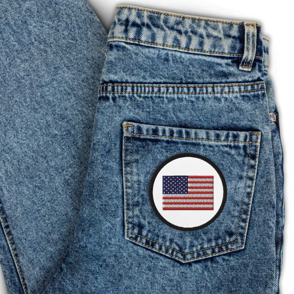 American Flag Embroidered Patch