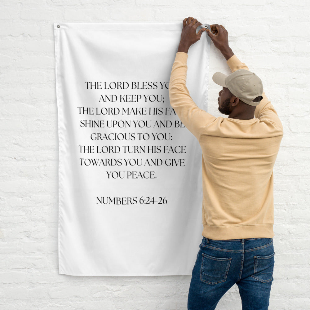 Numbers 6:24-6 Scripture Flag
