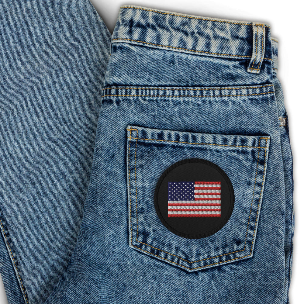 American Flag Embroidered Patch