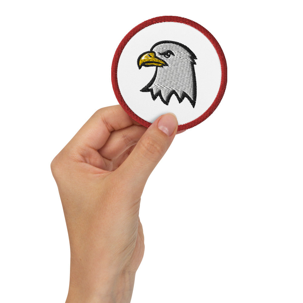 Bald Eagle Cartoon Embroidered Patch