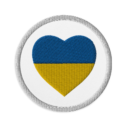 Pray For Ukraine Embroidered Patch