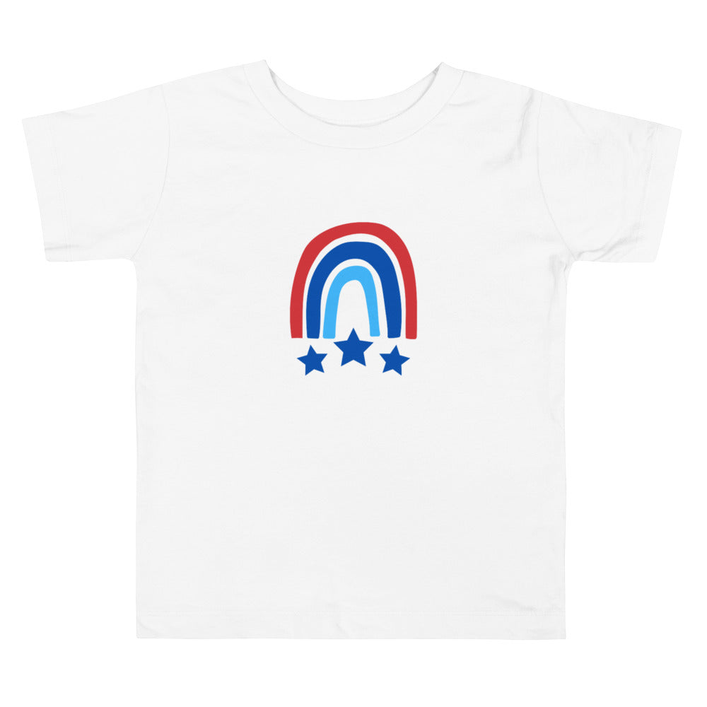 Americana Rainbow Toddler Tee