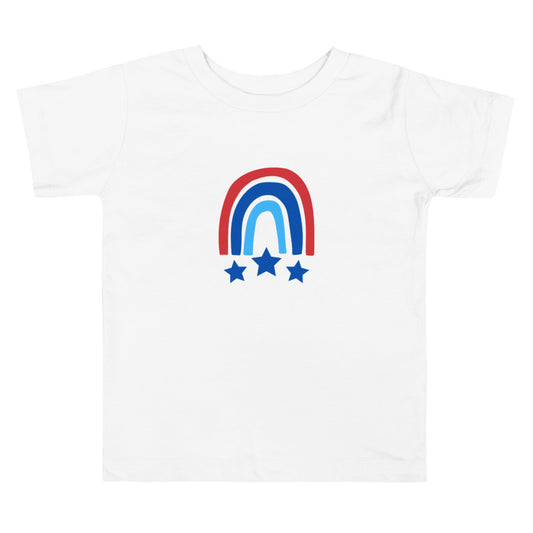 Americana Rainbow Toddler Tee