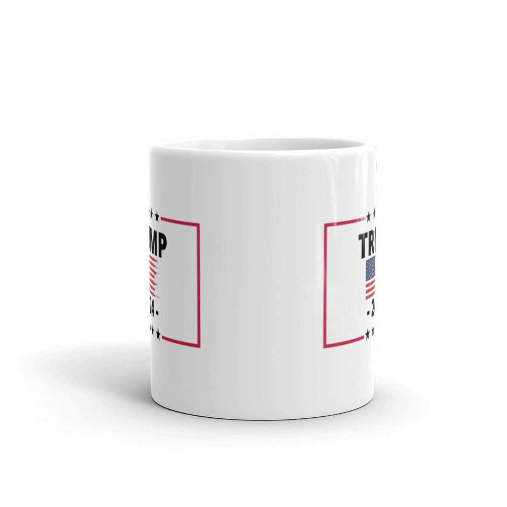 Trump 2024 Distressed Flag Mug