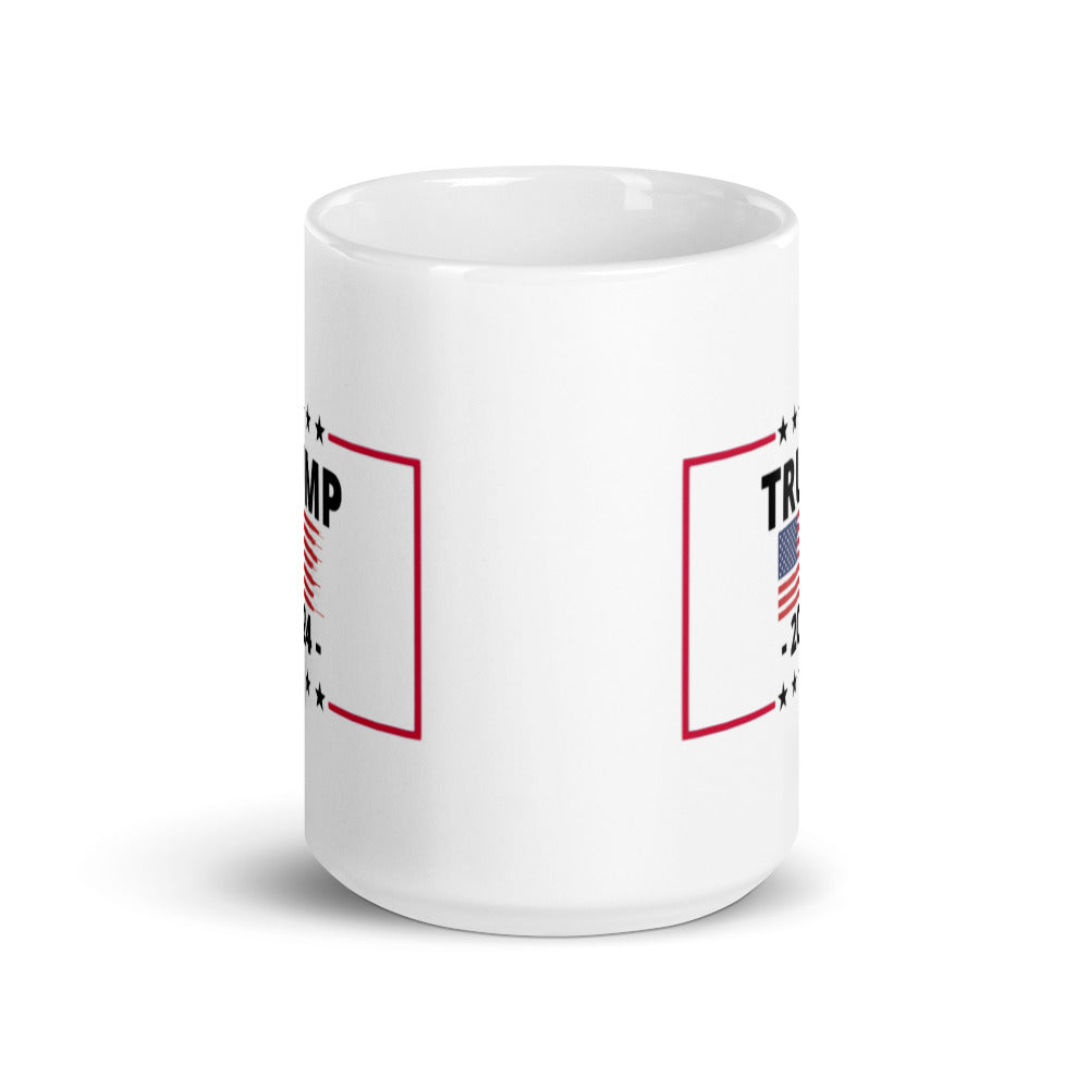Trump 2024 Distressed Flag Mug